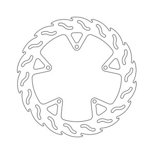 Moto-Master Flame series brake rotor