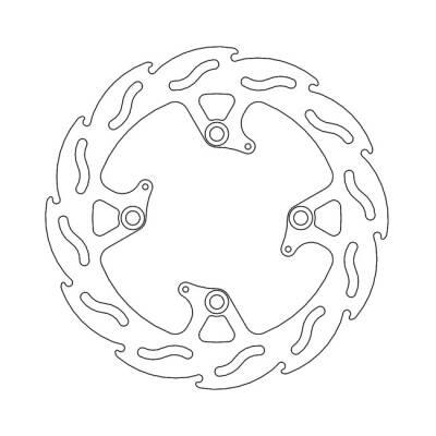 Moto-Master Flame series brake rotor