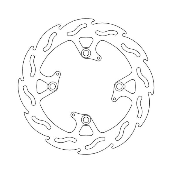 Moto-Master Flame series brake rotor