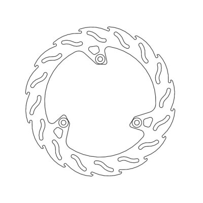 Moto-Master Flame series brake rotor