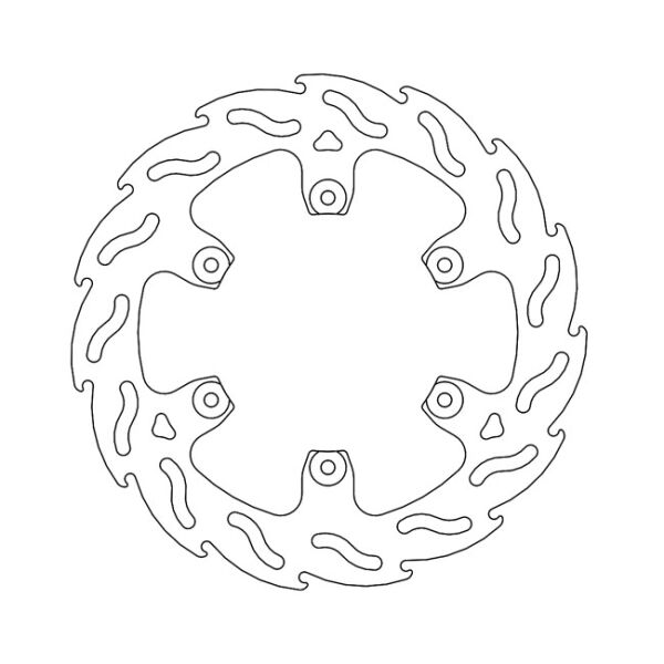 Moto-Master Flame series brake rotor