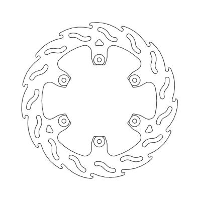 Moto-Master Flame series brake rotor