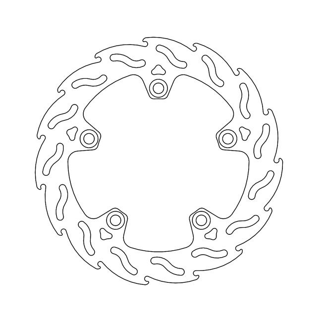 Moto-Master Flame series brake rotor