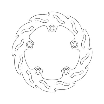 Moto-Master Flame series brake rotor