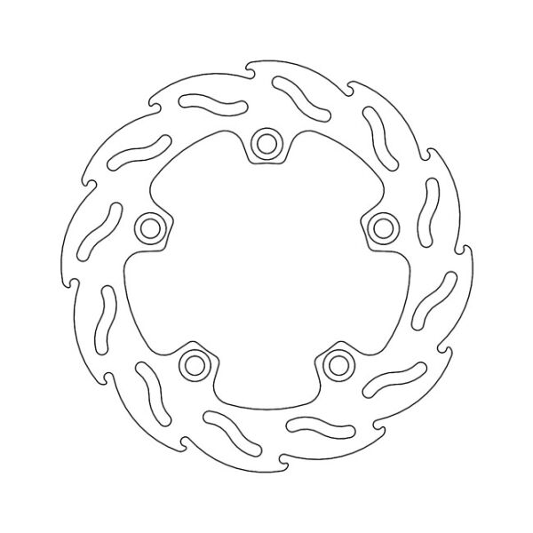 Moto-Master Flame series brake rotor