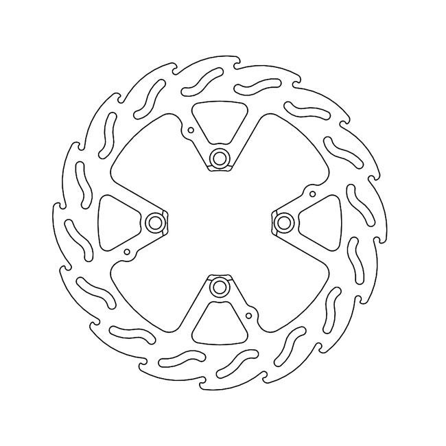 Moto-Master Flame series brake rotor