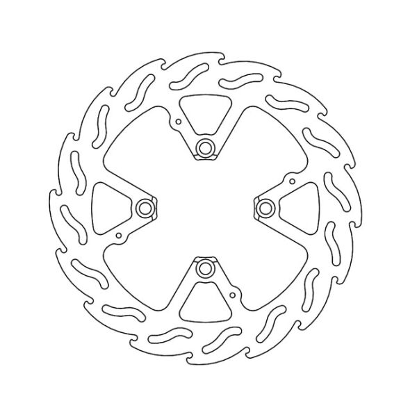 Moto-Master Flame series brake rotor