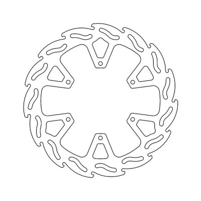 Moto-Master Flame series brake rotor