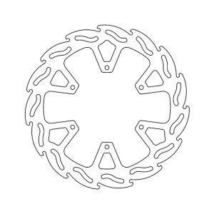 Moto-Master Flame series brake rotor