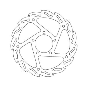 Moto-Master Flame series brake rotor