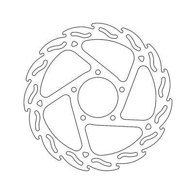 Moto-Master Flame series brake rotor
