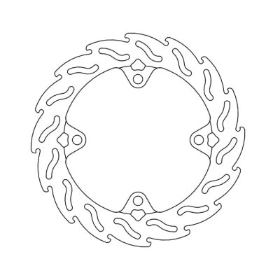 Moto-Master Flame series brake rotor