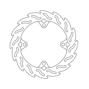 Moto-Master Flame series brake rotor