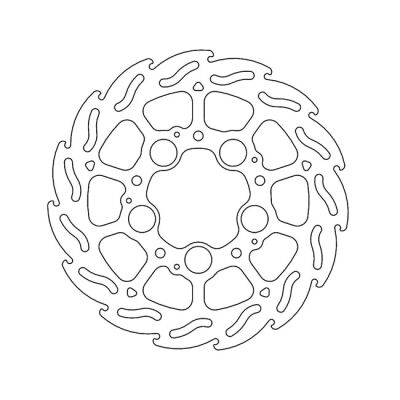 Moto-Master Flame series brake rotor