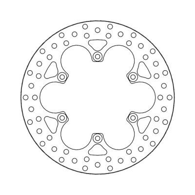 Moto-Master Halo series fixed brake rotor