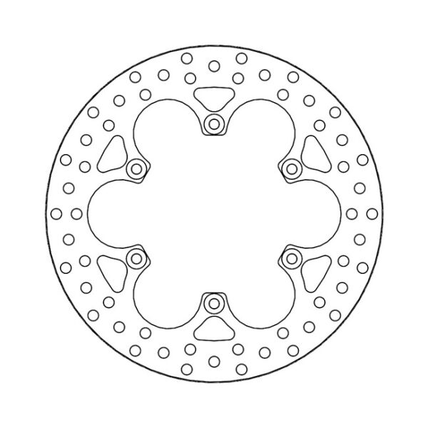 Moto-Master Halo series fixed brake rotor