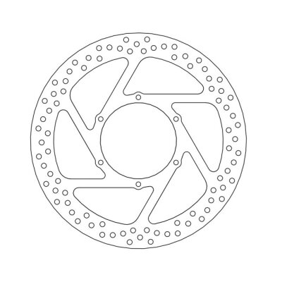 Moto-Master Halo series fixed brake rotor