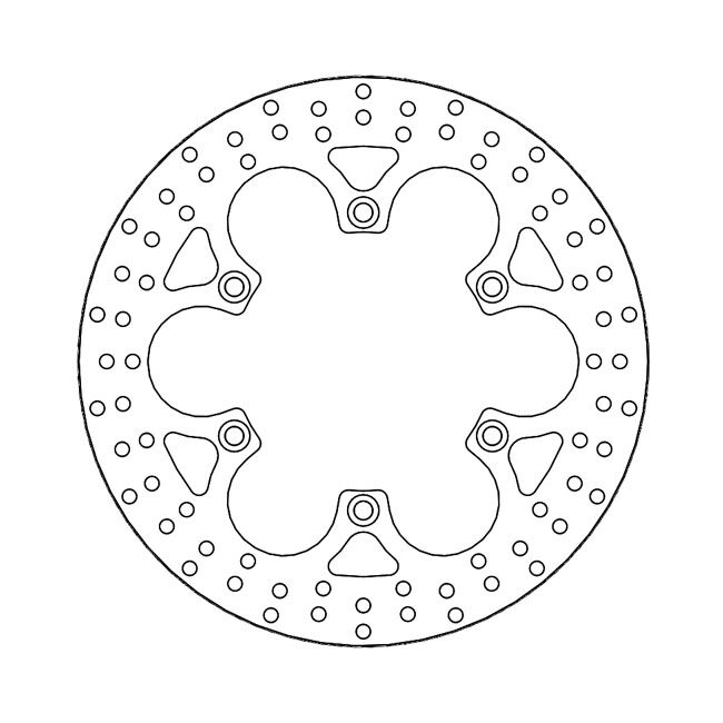 Moto-Master Halo series fixed brake rotor
