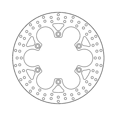 Moto-Master Halo series fixed brake rotor