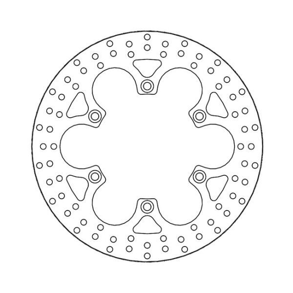 Moto-Master Halo series fixed brake rotor