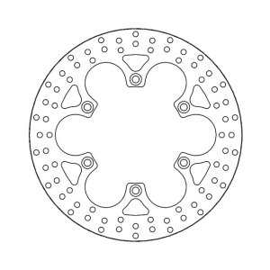 Moto-Master Halo series fixed brake rotor