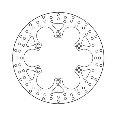 Moto-Master Halo series fixed brake rotor