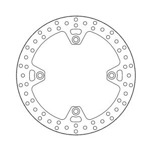 Moto-Master Halo series fixed brake rotor