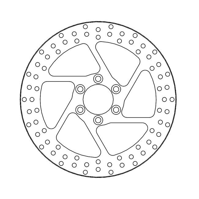 Moto-Master Halo series fixed brake rotor