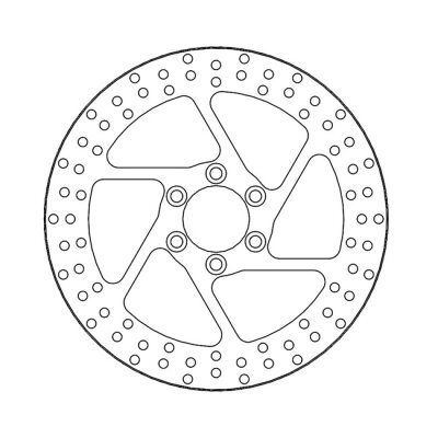 Moto-Master Halo series fixed brake rotor