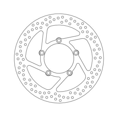 Moto-Master Halo series fixed brake rotor