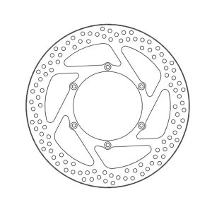 Moto-Master Halo series fixed brake rotor