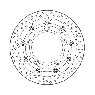 *6 DAYS EXTRA TRANSIT TIME* Moto-Master Halo series floating brake rotor
