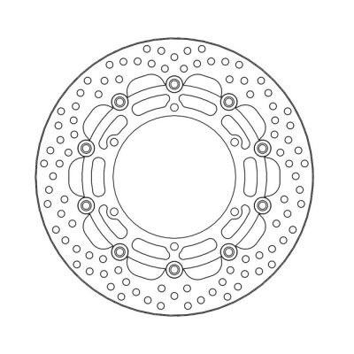 *6 DAYS EXTRA TRANSIT TIME* Moto-Master Halo series floating brake rotor