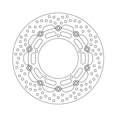 Moto-Master Halo series floating brake rotor