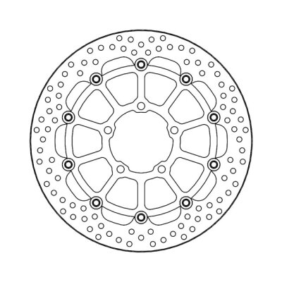 *6 DAYS EXTRA TRANSIT TIME* Moto-Master Halo series floating brake rotor
