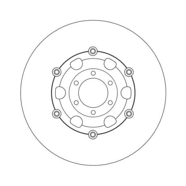 Moto-Master Halo series floating brake rotor