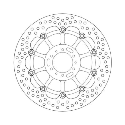 *6 DAYS EXTRA TRANSIT TIME* Moto-Master Halo series floating brake rotor