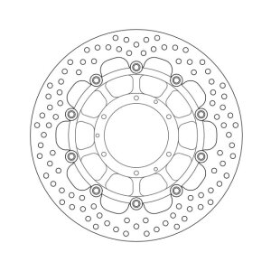 Moto-Master Halo series floating brake rotor