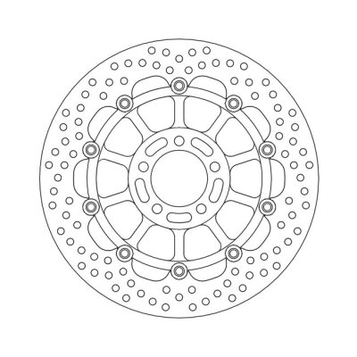 Moto-Master Halo series floating brake rotor