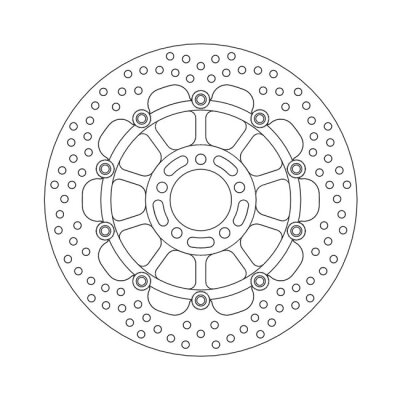 *6 DAYS EXTRA TRANSIT TIME* Moto-Master Halo series floating brake rotor
