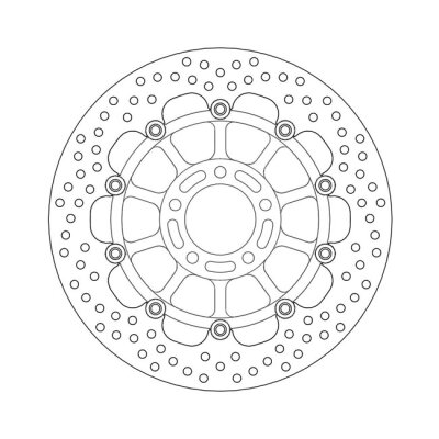 *6 DAYS EXTRA TRANSIT TIME* Moto-Master Halo series floating brake rotor