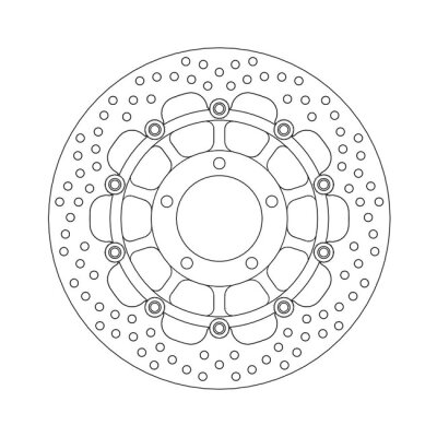*6 DAYS EXTRA TRANSIT TIME* Moto-Master Halo series floating brake rotor