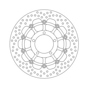 Moto-Master Halo series floating brake rotor