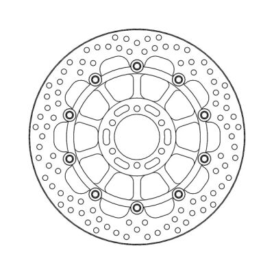 Moto-Master Halo series floating brake rotor