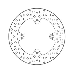 Moto-Master Halo series brake rotor