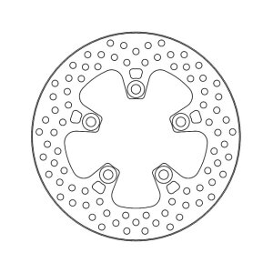 Moto-Master Halo series brake rotor