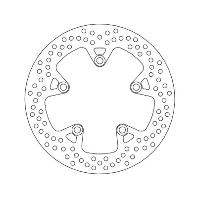 Moto-Master Halo series brake rotor