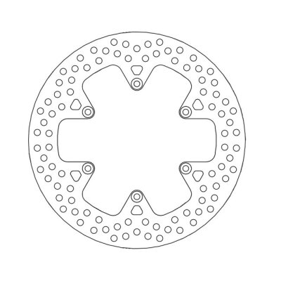 Moto-Master Halo series brake rotor