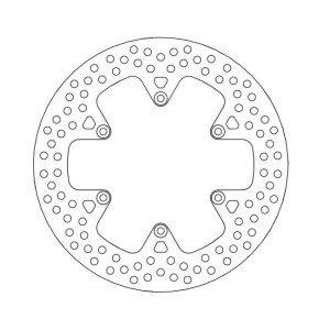 Moto-Master Halo series brake rotor