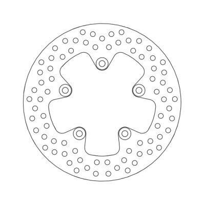 Moto-Master Halo series brake rotor